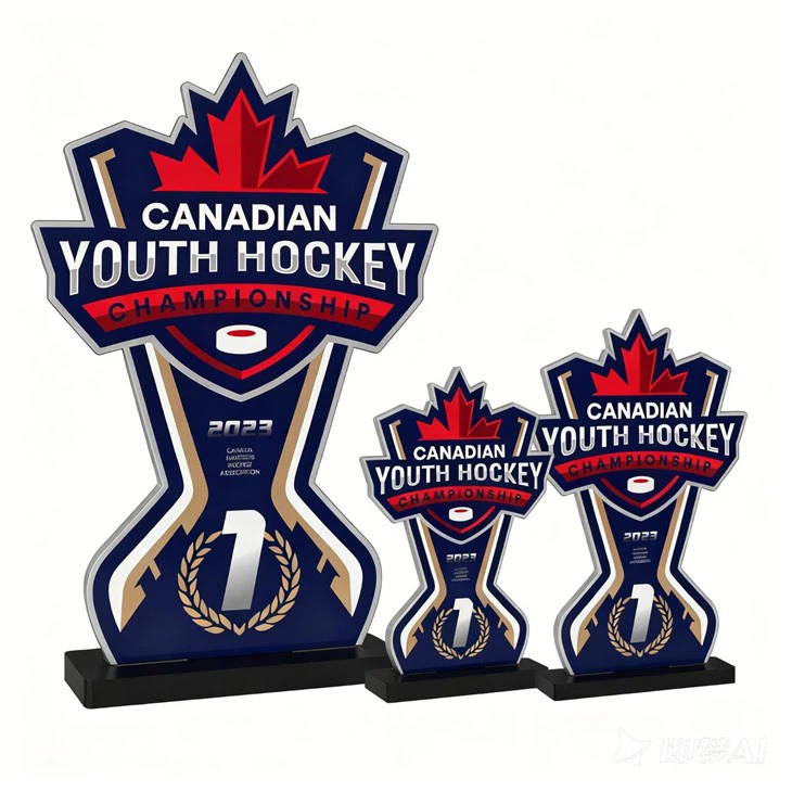 Single Layer Acrylic Hockey Trophies price