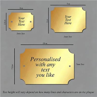 Mala medeninasta plaketa